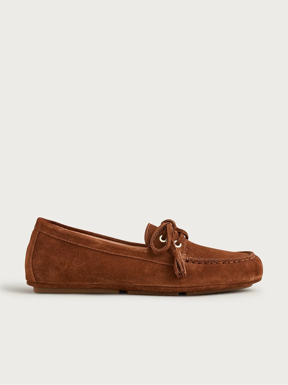 Driving loafers in suede